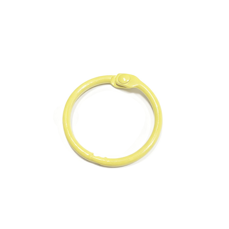 Color macarón 30mm color laqueado anillo de encuadernación anillo de encuadernación calendario de escritorio anillo de encuadernación DIY