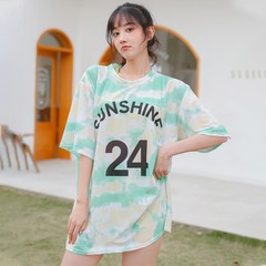 Women's Fashion Sport Three-Piece Swimsuit Set, Korean Version, Loose and Comfortable, Hides Fat and Makes You Look Slimmer