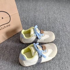百搭休闲运动板鞋女款2025新款春秋厚底增高透气小白鞋小众面包鞋