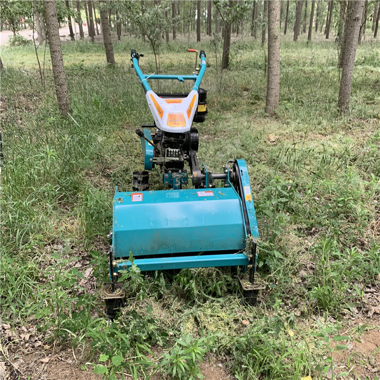 自走式家用小型碎草还田机四驱柴油大马力果园割草机 抗造耐用