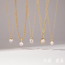 �ܶ�18k���ʯ�Ѹ���������С������Ů����ɫŷ�����β������Ʒ