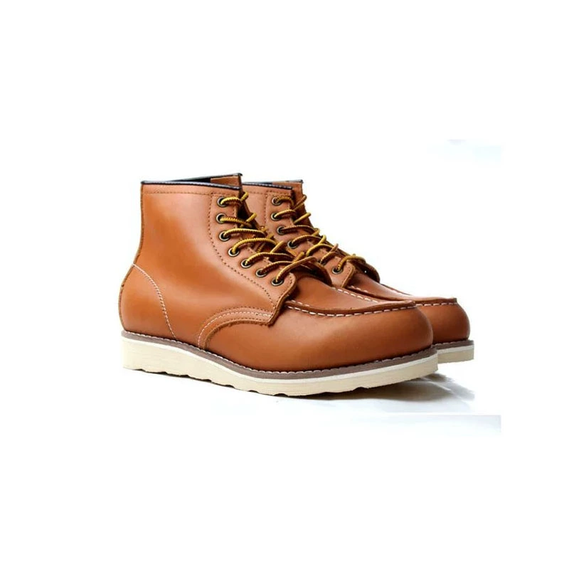 Leather boots (Martens), cowhide genuine leather, retro American travel ankle style