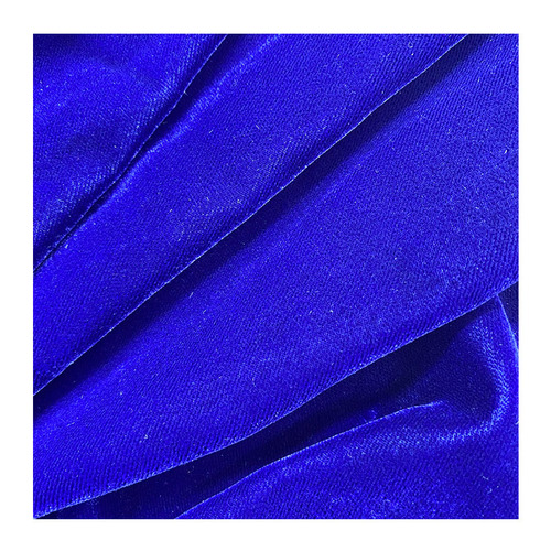 Factory-direct stock: Artificial silk velvet fabric, Korean velvet vintage fabric for suits, qipao, and formal dresses—wholesale.