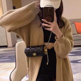 质感女包小香风斜挎包2025感休闲韩版笔筒包软皮单肩包
