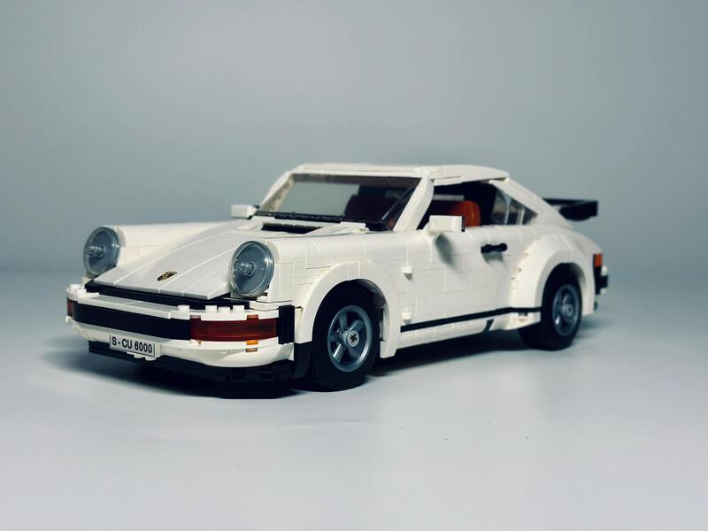 跨境兼容乐高复古保时捷911turbo儿童拼搭跑车积木模型玩具礼物|undefined