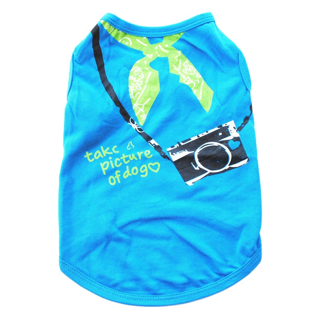 AliExpress venta directa de fábrica ropa para perros mascotas cachorro verano chaleco algodón colores brillantes