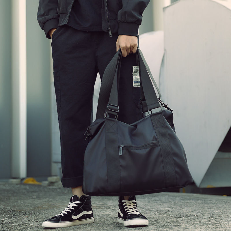 Gym bag The single shoulder bag leisure time man Inclined shoulder bag portable Travelling bag Luggage bag Youth capacity Manufactor