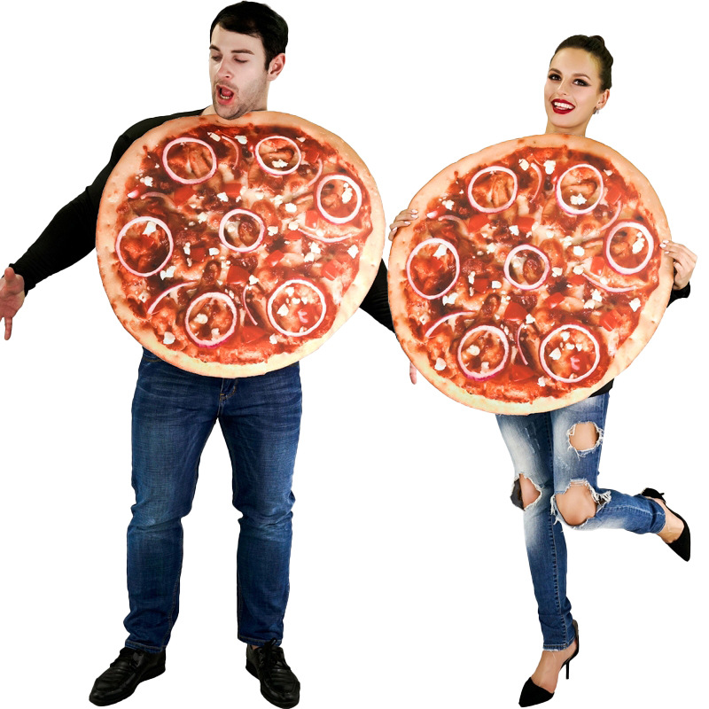 Ropa de fiesta de Halloween Cosplay traje etapa traje rendimiento traje mascarada parodia pizza traje