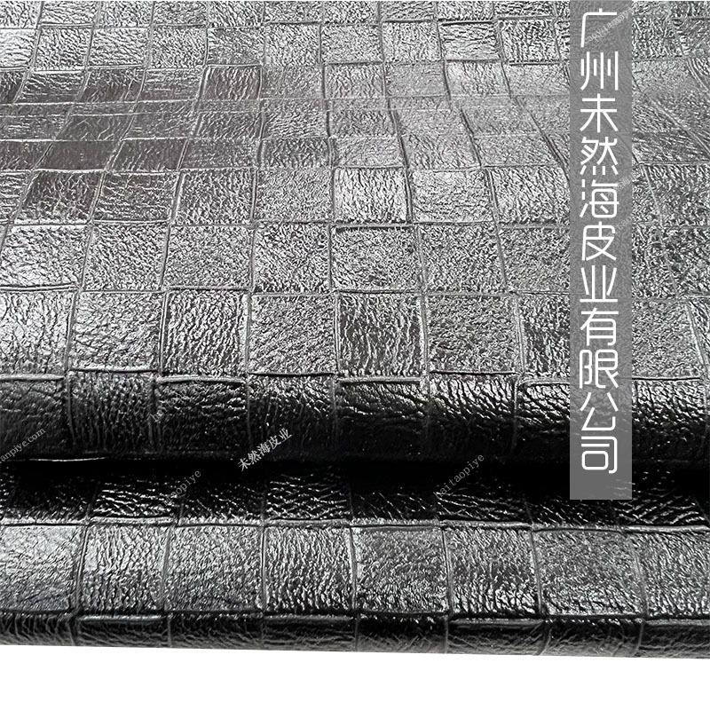 超低价手机壳用头层牛皮格子纹厂家现货