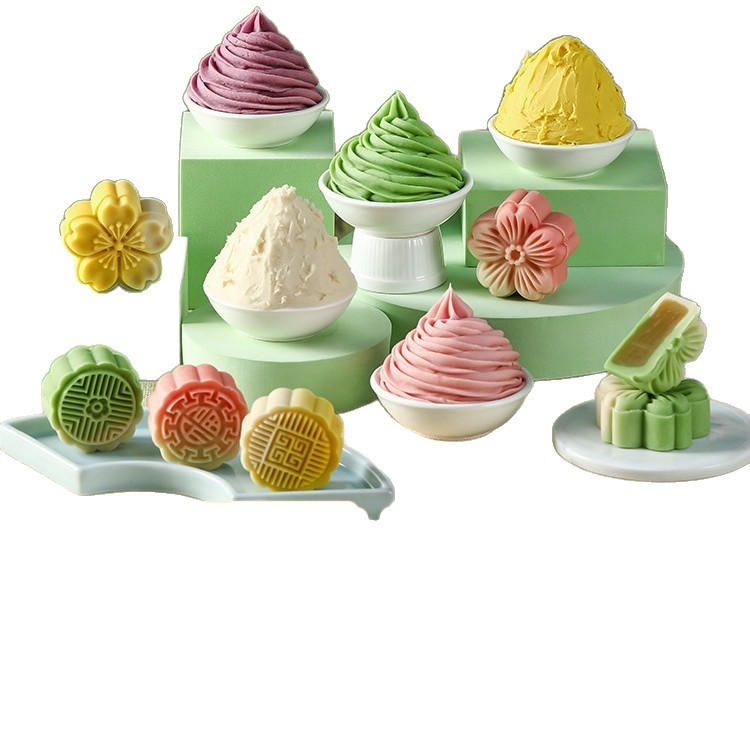 低糖桃山皮半製品月餅フィリング家庭用氷皮製造原料流心菓子ベーキング商業用|undefined