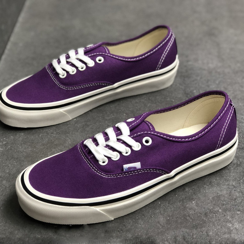 純粋なオリジナル Vans キャンバスシューズロートップレースアップレトロスケートボードシューズカップルカジュアルスポーツシューズキャンパススリッポントレンディな靴|undefined