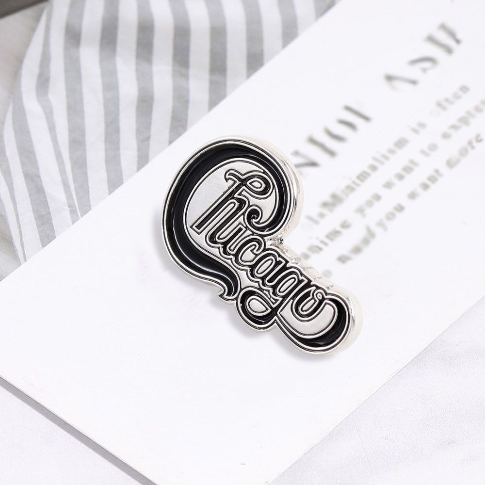 Chicago Choir Logo Enamel Brooch Rock Classic Band Lapel Pin Fan Gift Badge Accessories