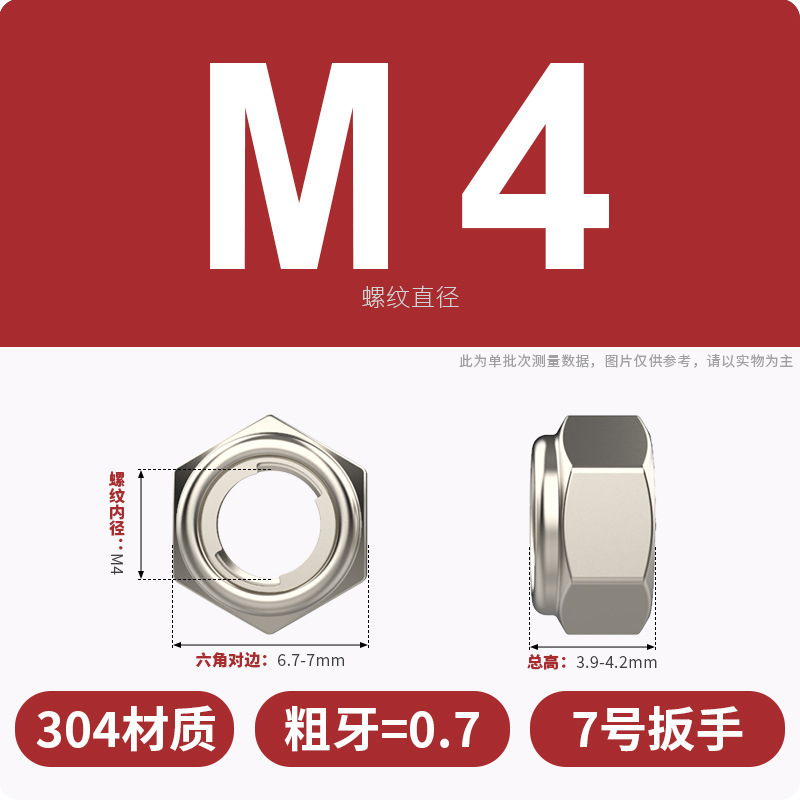 304ステンレス金属セルフロック六角ナット緩み止めねじキャップ止めロックナット|undefined