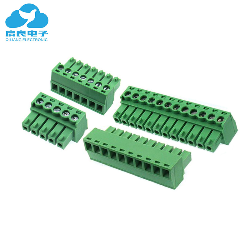 KF2EDG3.81mm接線端子15EDG-3.81插拔式接線端子2P-24P直針/彎針