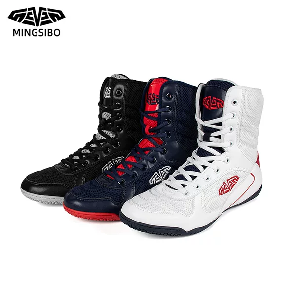 ✅ Boxing Shoes for Men and Women, Fighting Shoes, Training High-Top Shoes, Children's Professional Muay Thai Shoes, Free Fighting Shoes, Wrestling Shoes