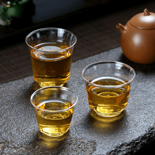 Disposable Tea Cup Medium Size Tea Heat-resistant Transparent Tea Cup Wine Cup Tea Small Cup PS Commercial