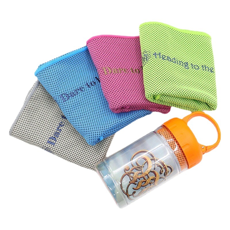 Cold-Feeling Sports Towel Absorbs Sweat and Cold Towel for Men and Women Running Gym Wrist Wipes Sweat, Quick-Drying Cooling Ice Towel