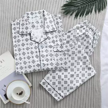 2022 new pajamas spring and autumn men's home clothes women's autumn and winter long sleeve cardigan large size Hospital hospital gown wholesale - ShopShipShake