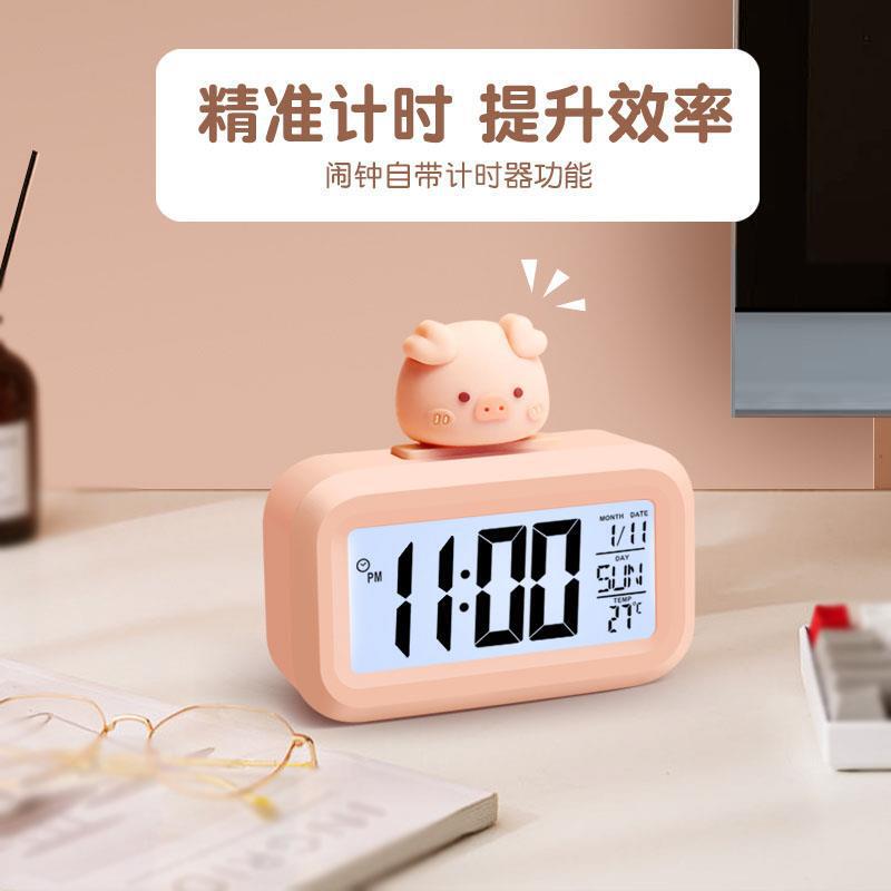 学生向けのミニ電子時計、新しい学習時計、子供や女の子の寮のデスクトップカウントダウンタイマー|undefined