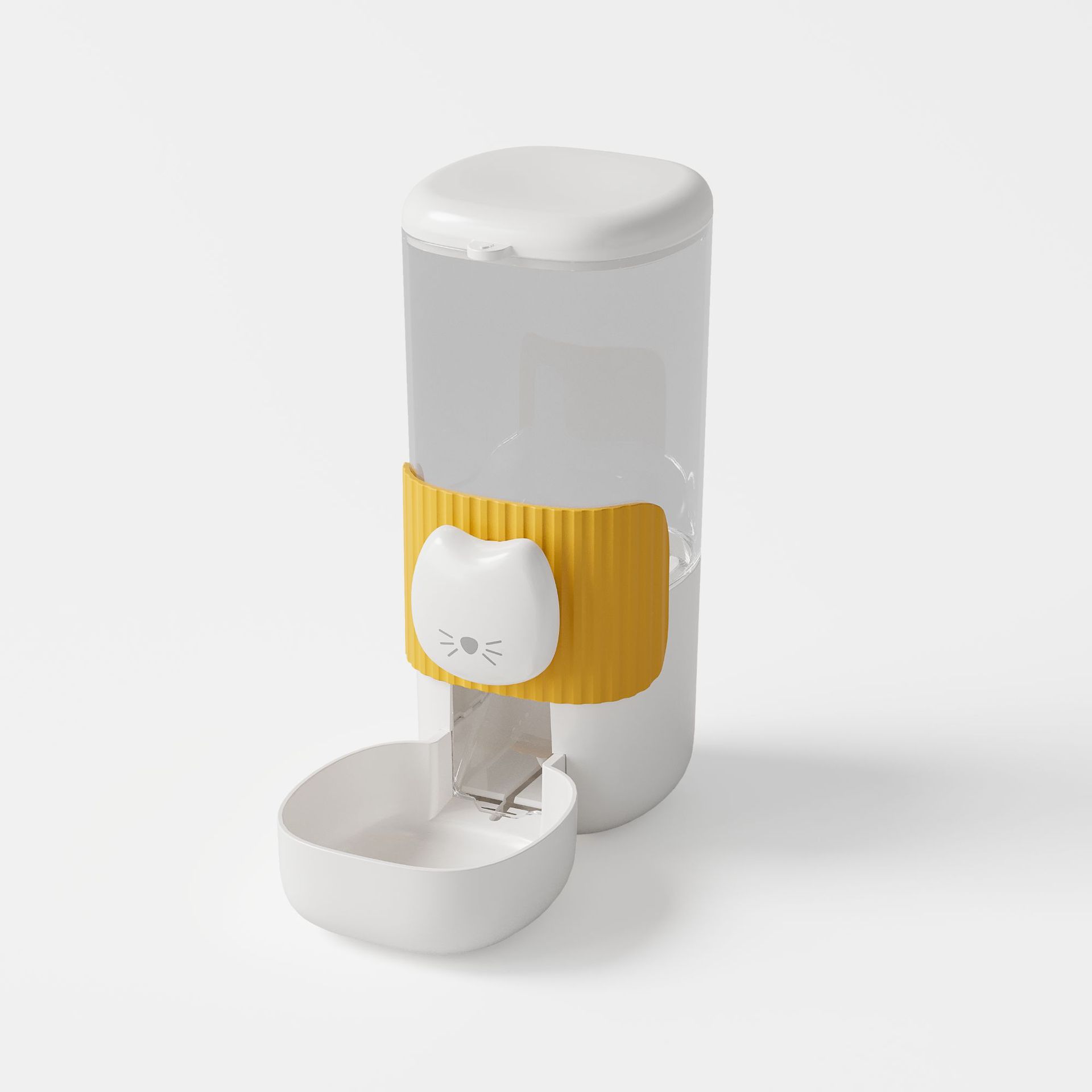 우유 노란색 피더