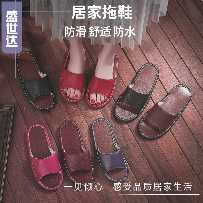 Кожаные летние сланцы для мужчин и женщин, платформы для любимого, (траговля через границы)