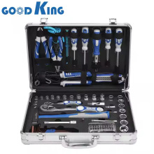 GOODKING 83 pcs手动工具套装汽车修理工具套件机械工具箱家用套