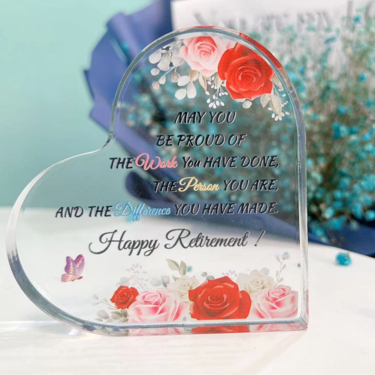 2023 new gift transparent desktop decoration acrylic heart-shaped handicraft_voghion.com