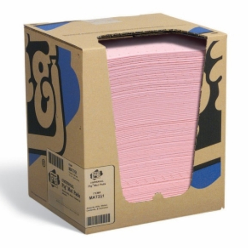 纽匹格MAT351化学品吸收垫美国NEW PIG化学品吸收棉耐酸碱溶剂