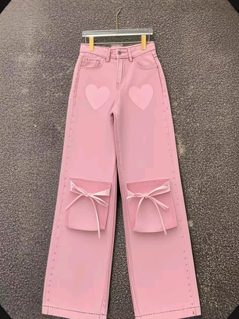 Pantalones de mezclilla para mujer, monos, pantalones de moda de piernas anchas con bolsillos múltiples, pantalones Cargo pants wholesale