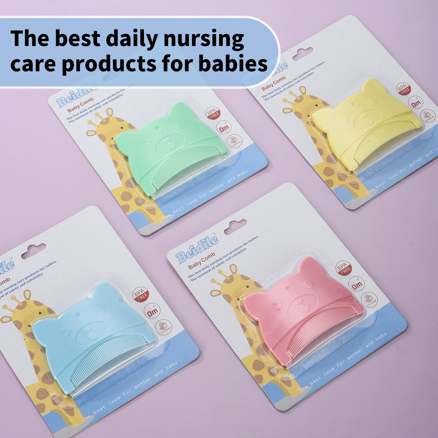 Спотовые детские расчески в форме медведя