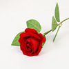 Simulation single -ray red rose Valentine's Day home decoration fake flower wedding landscaping artificial velvet roses