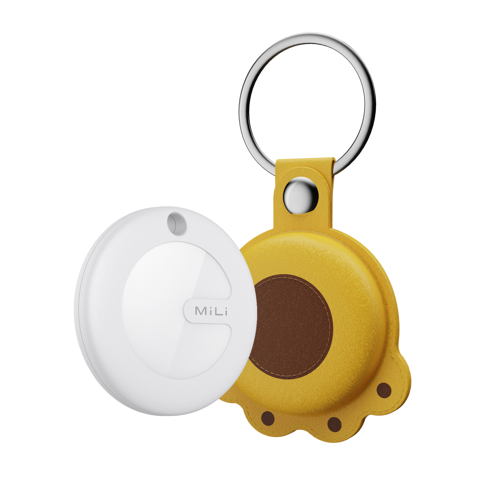 สีขาว + สีเหลือง Dog Paw [Apple & Android International Version]