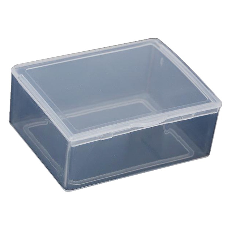 Suministro directo de fábrica Caja de Herramientas caja de plástico rectangular pequeña caja de piezas transparentes caja de almacenamiento de PP con tapa mini