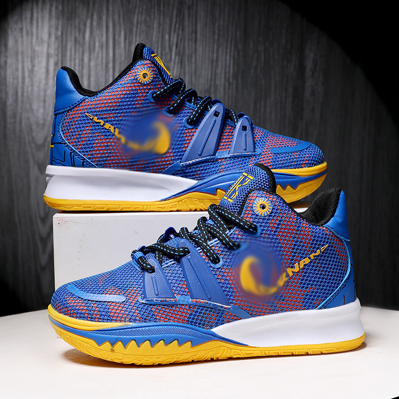 兒童籃球鞋男女童專業訓練春秋網面透氣防滑包裹性強男大童跑步鞋