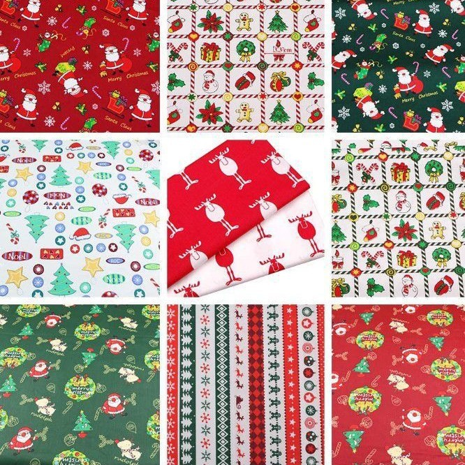 Christmas cloth group DIY handmade pure cotton decorative cloth…