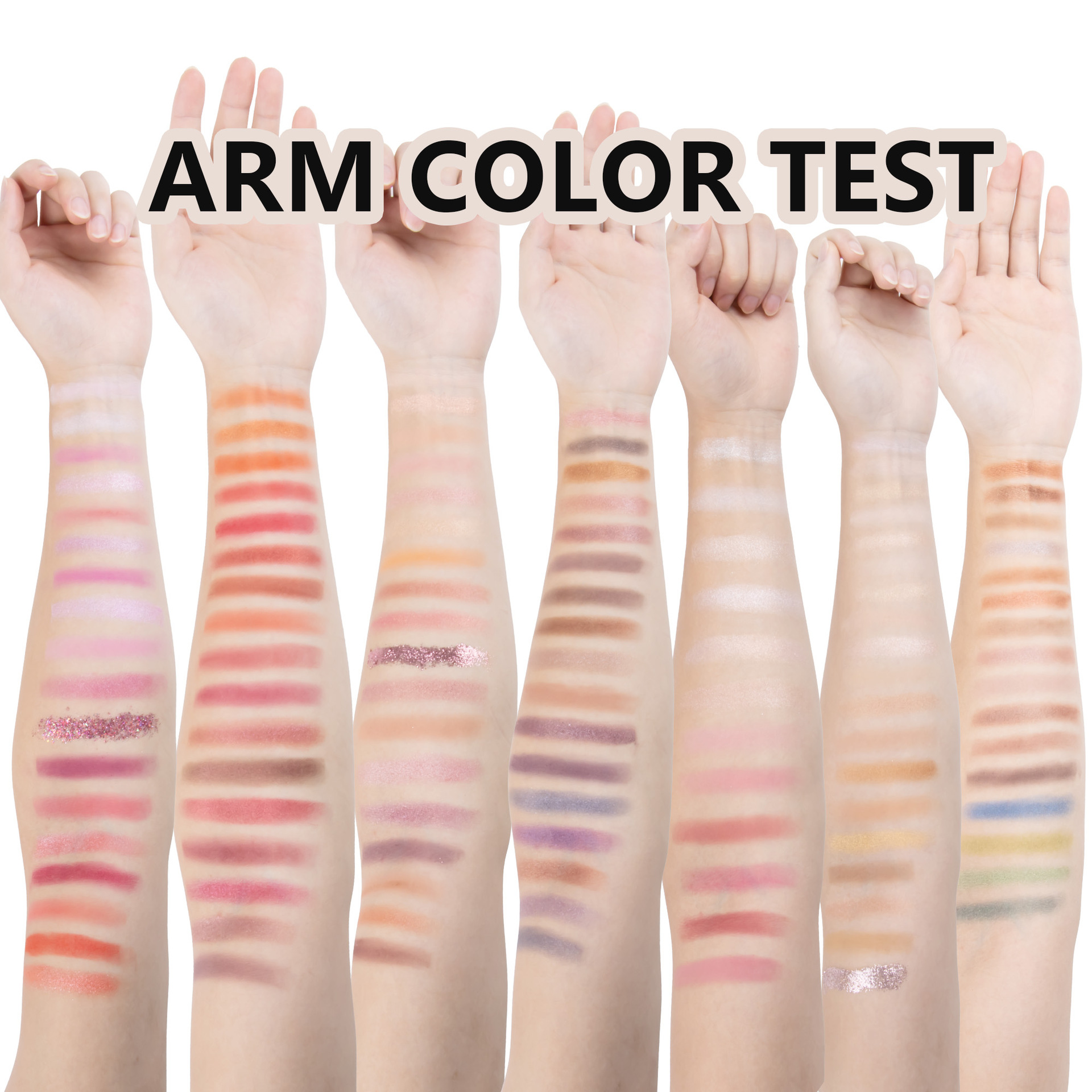 Cross-border 117-color folding eyeshadow palette, four-layer matte, pearlescent blush contour, high-gloss one-piece makeup palette Application Scenario