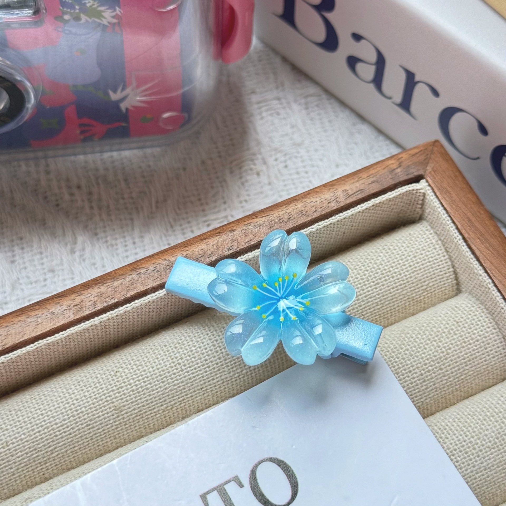 새로운 파란색-파란색 클립