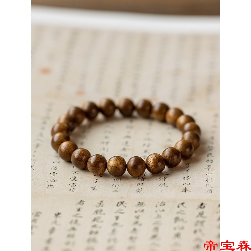 An idea Beads Agarwood Beads Hand string woodiness student Bracelet lovers Sandalwood Bracelet Ethnic style Lap