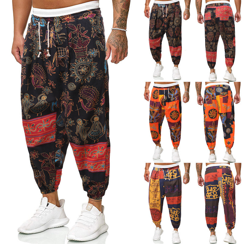 Men's Joggers Harem Pants Casual Pants Male Sweatpants Trousers