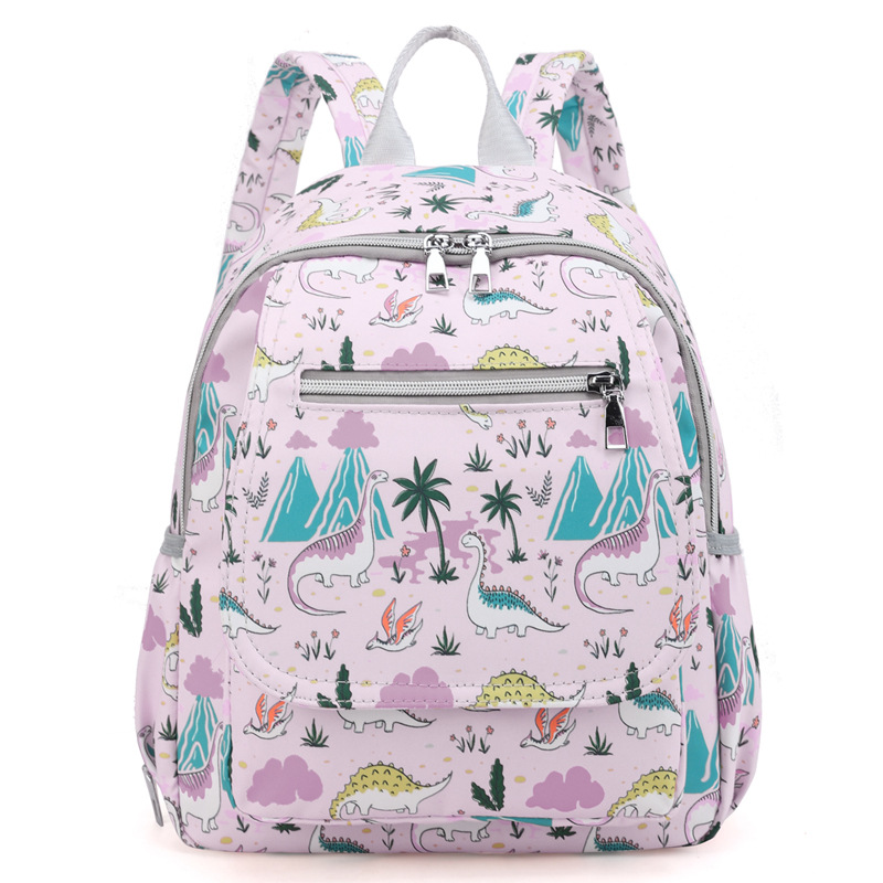 Comercio exterior nueva mochila separada en seco y húmedo bolso colgante de cochecito de bebé de moda versión coreana de tela Oxford bolso de moda para madres y bebés al por mayor