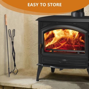 跨境新品壁炉火钩美式折叠火钳户外篝火拨火棍Fireplace poker-阿里巴巴