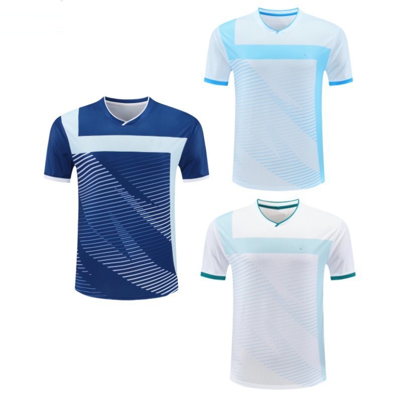 Autumn and Winter New Badminton Suit Men's and Women's Quick-drying Competition Suit yy Sports Short-sleeved Training Suit for Primary and Secondary School Students Printing