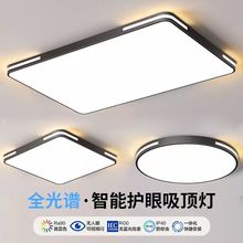 客厅吸顶灯大尺寸120cm新款大气大厅主灯简约现代长方形超亮灯具