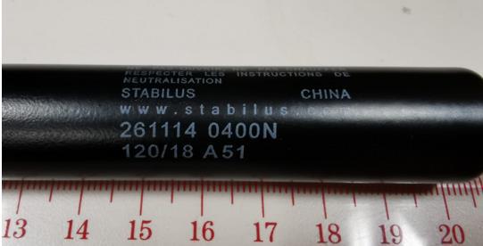 上海绿添科技供应 Stabilus  气弹簧 261114   0400N