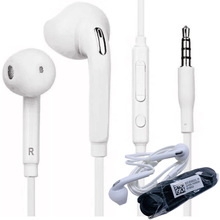 s6耳机 适用三星s7 edge手机线控调音重低音耳机 通用入耳式耳塞