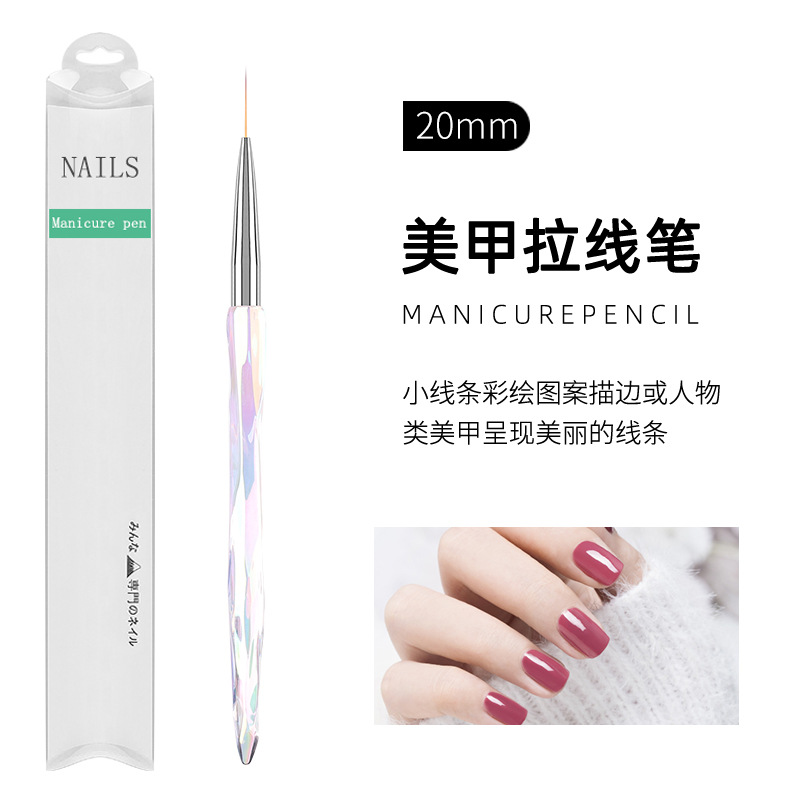 Color deslumbrante conjunto de pinceles de uñas gradiente 5 conjuntos de pinceles de fototerapia de pinceles de uñas herramientas de pinceles de uñas