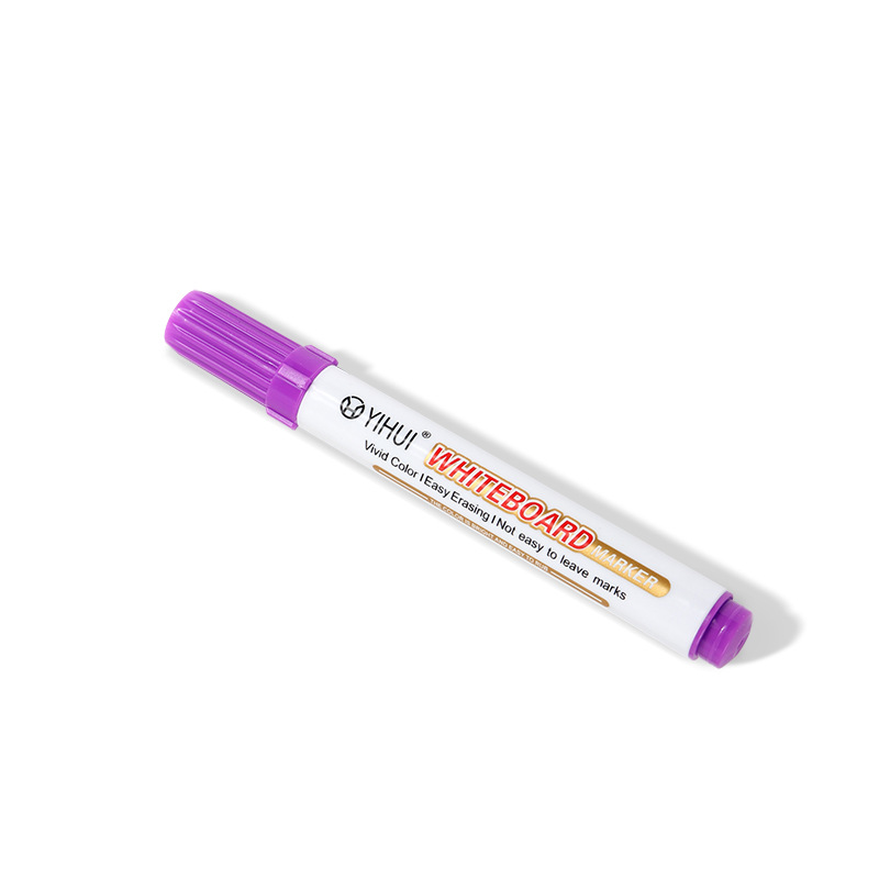 Yihui large capacity 12 color water-based pen erasable whiteboard pen office writing board thick head message marker wholesale