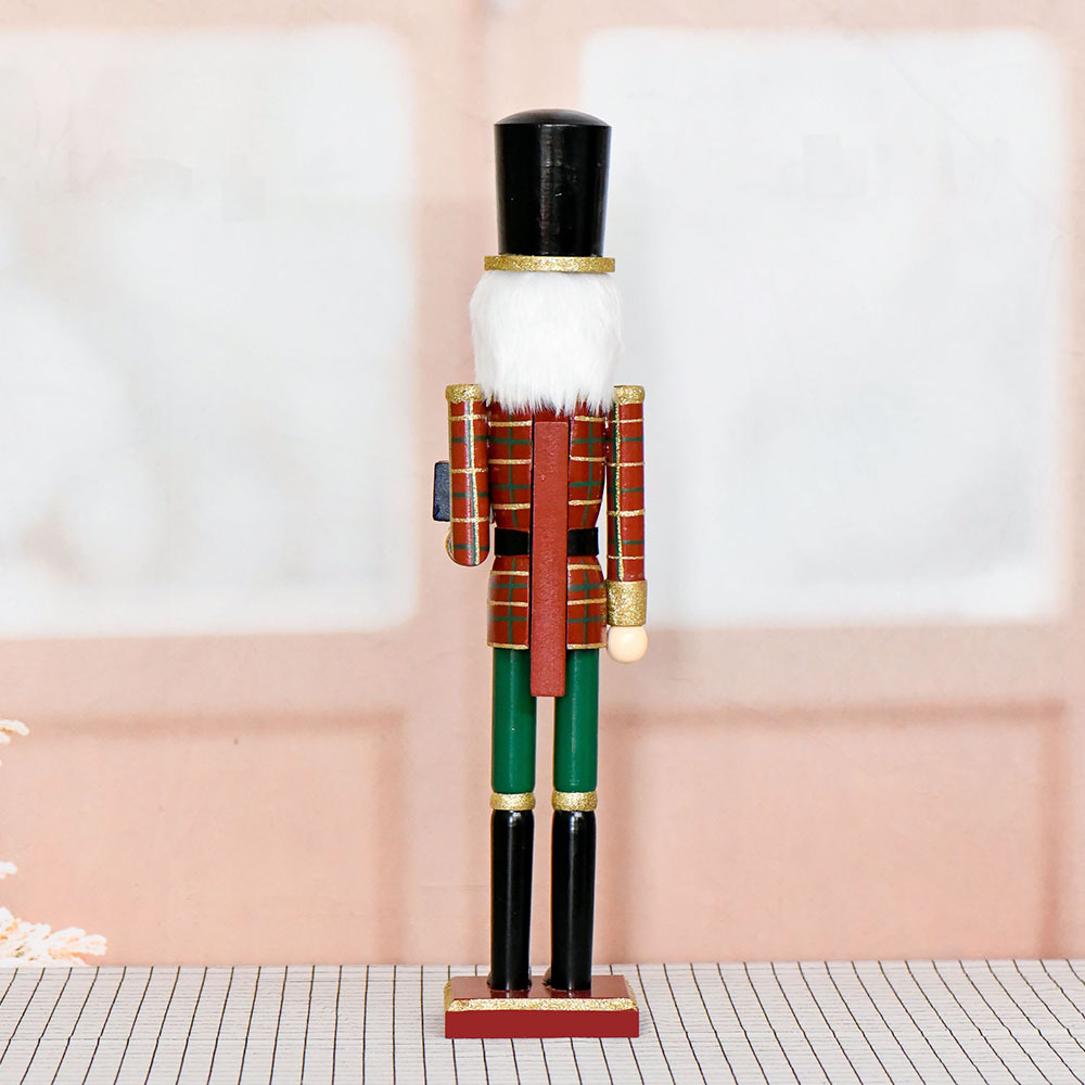 60cm cascanueces soldados regalo artesanía de madera caja de regalo títeres atmósfera de decoración de Navidad