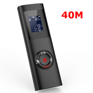 Rangefinder 40 meters laser rangefinder mini light portable rechargeable high precision cross-border foreign trade English laser ruler