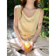 Snowflake Cotton Summer New Loose Lazy Style Base Camisole for Women Commuting, Inner Layer, Flesh-Covering Sleeveless Top